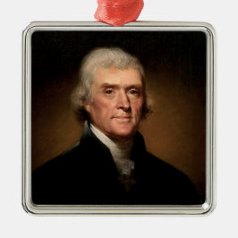Portrait von Thomas Jefferson (von Rembrandt Peale Ornament Aus Metall