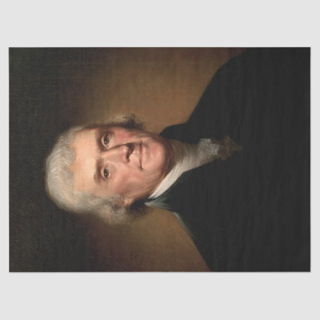 Portrait von Thomas Jefferson (von Rembrandt Peale Seidenpapier (Vorderseite)