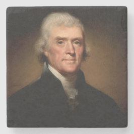 Portrait von Thomas Jefferson (von Rembrandt Peale Steinuntersetzer
