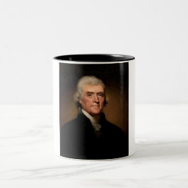 Portrait von Thomas Jefferson (von Rembrandt Peale Zweifarbige Tasse