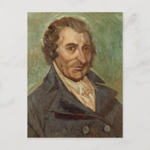 Portrait von Thomas Paine Postkarte