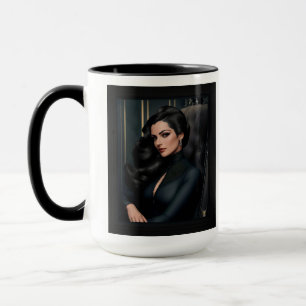 Portrait von Tressa Straninski von Xzendor7 Tasse