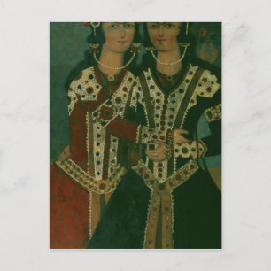Portrait von Twins Postkarte
