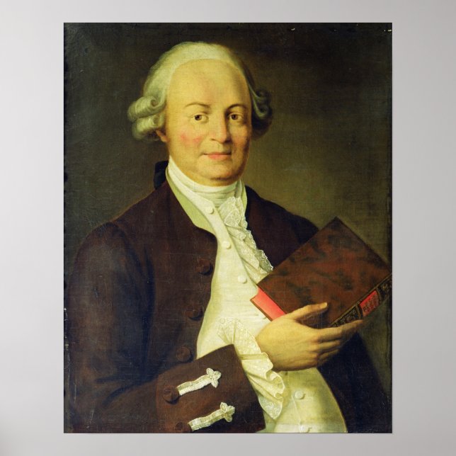 Portrait von Vasili K. Trediakovsky Poster (Vorne)