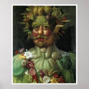 Portrait von Vegetation Giuseppe Arcimboldo Poster