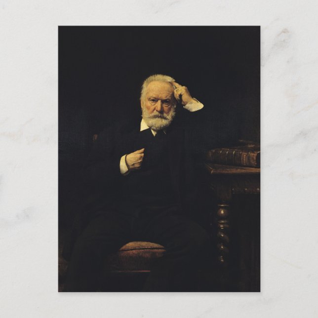 Portrait von Victor Hugo 1879 Postkarte (Vorderseite)