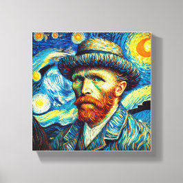 Portrait von Vincent van Gogh Art Leinwanddruck