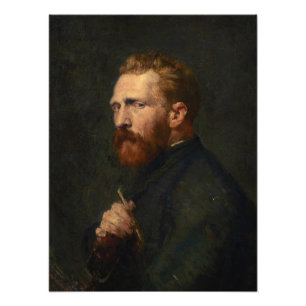 Portrait von Vincent van Gogh von John Peter Russe Fotodruck