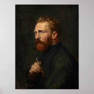 Portrait von Vincent van Gogh von John Peter Russe Poster