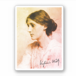 Portrait von Virginia Woolf, 1902 Aufkleber