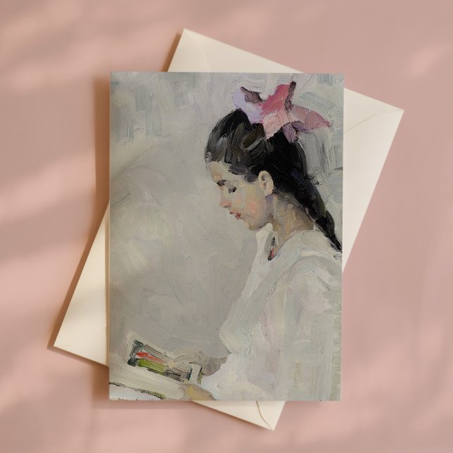 Portrait von Vivian | William Herbert Dunton Karte (Von Creator hochgeladen)