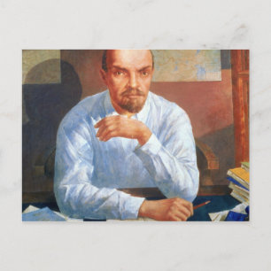Portrait von Vladimir Ilyich Lenin , 1934 Postkarte