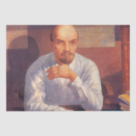 Portrait von Vladimir Lenin Seidenpapier