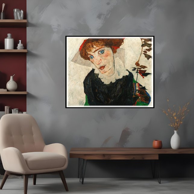 Portrait von Wally Neuzil, Egon Schiele Poster (Von Creator hochgeladen)