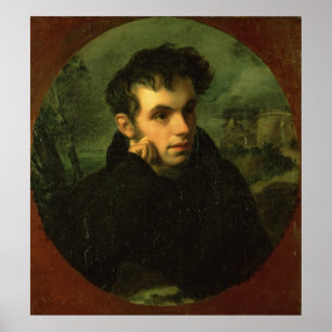 Portrait von Wassily Schukowski, 1816 Poster