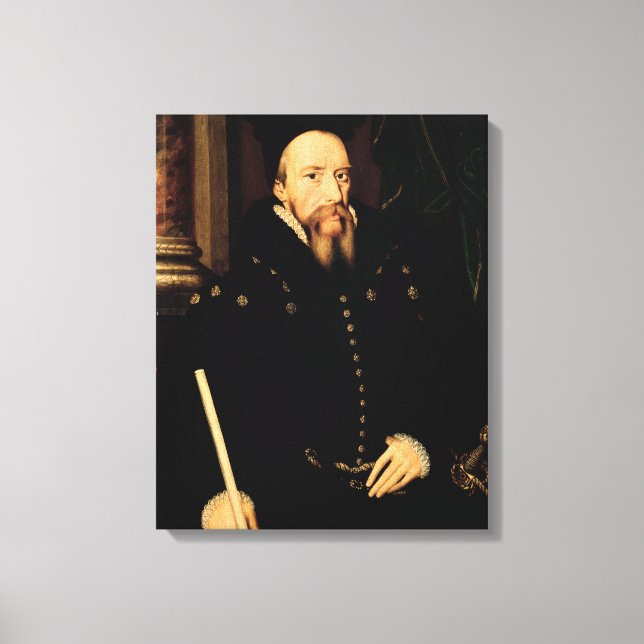 Portrait von William Cecil Leinwanddruck (Vorderseite)