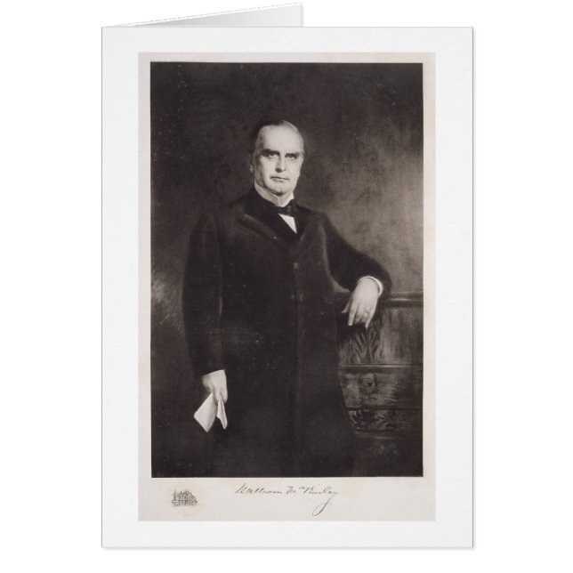 Portrait von William McKinley (Litho) (Vorne)
