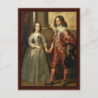 Portrait von William of Orange als Prinz Postkarte