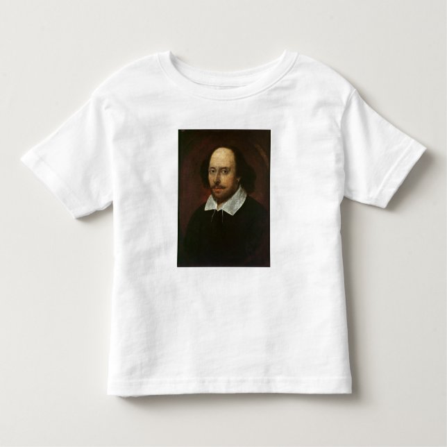 Portrait von William Shakespeare c.1610 Kleinkind T-shirt (Vorderseite)