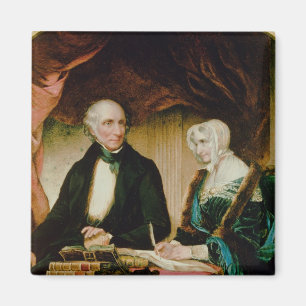Portrait von William und Mary Wordsworth, 1839 Magnet