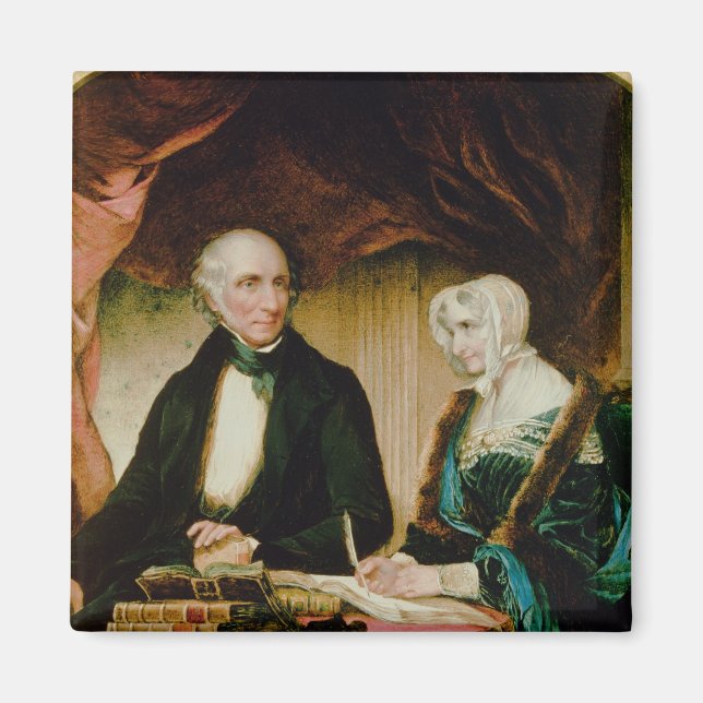 Portrait von William und Mary Wordsworth, 1839 Magnet (Vorne)