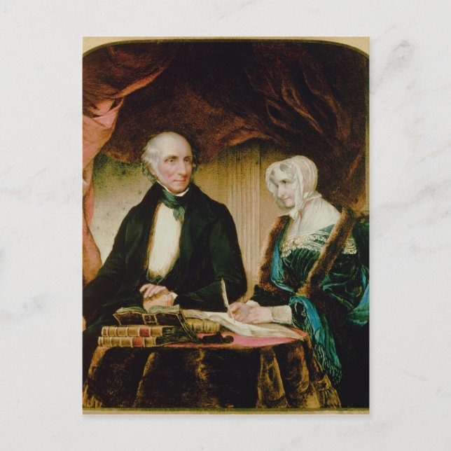 Portrait von William und Mary Wordsworth, 1839 Postkarte (Vorderseite)