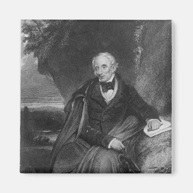 Portrait von William Wordsworth Magnet (Vorne)