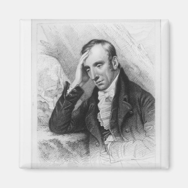 Portrait von William Wordsworth Magnet (Vorne)