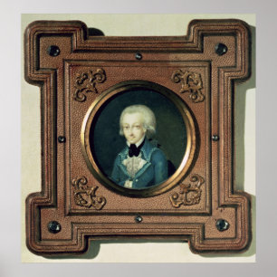 Portrait von Wolfgang Amadeus Mozart , 1773 Poster