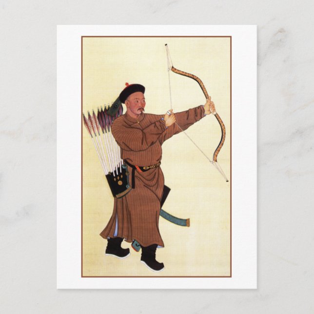 Portrait von Wu Fu Postkarte (Vorderseite)