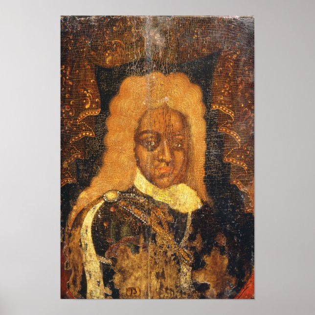 Portrait von Zar Alexei I Poster (Vorne)