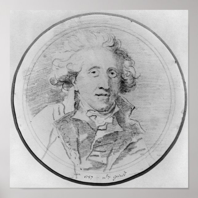 Portrait wird vermutlich Jean-Honore Fragonard sei Poster (Vorne)