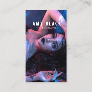 Portrait Woman Girl Fotografy Business Card Visitenkarte