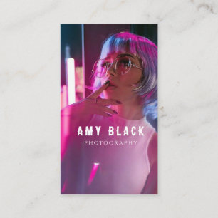 Portrait Woman Girl Fotografy Business Card Visitenkarte