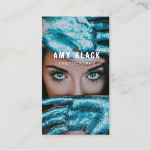 Portrait Woman Girl Fotografy Visitenkarte