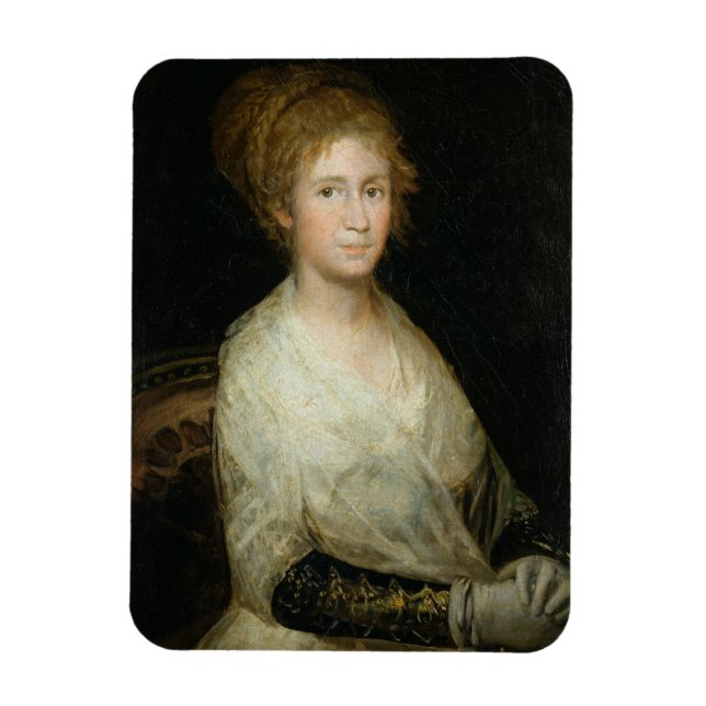Portrait wurde als Josepha Bayeu (d.1812)-Ehefrau  Magnet (Vertikal)