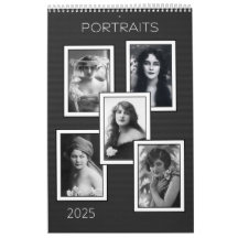 Portraits in Vintagen Schwarz-Weiß-Porträts