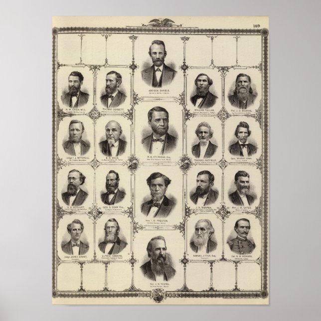 Portraits von Addison Daniels, RD Stephens Poster (Vorne)