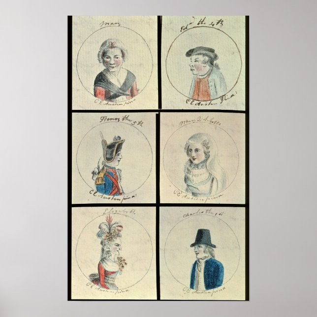 Portraits von Mary I Edward IV Poster (Vorne)