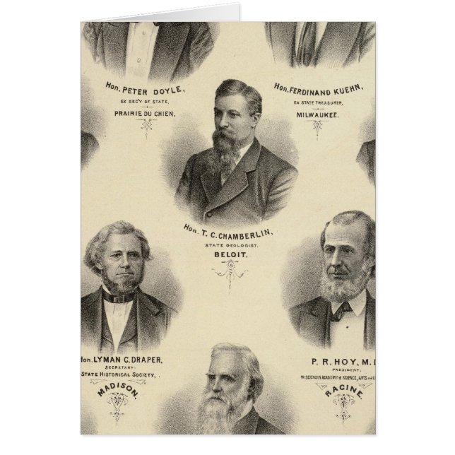 Portraits von Peter Doyle, Ferdinand Kuehn (Vorne)