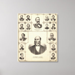 Portraits von Robert Hunter, Aaron G Cloud Leinwanddruck