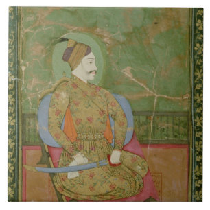 Porträt 58.20/25A von Sultan Abdullah Qutb Shah Se Fliese