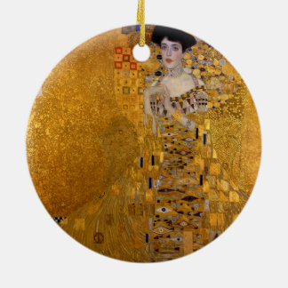 Porträt Adele Bloch-Bauers durch Gustav Klimt 1907 Keramikornament