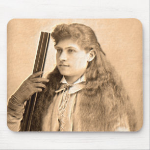 Porträt Annie Oakley Mousepad