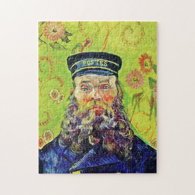 Porträt-Briefträger Joseph Roulin Vincent van Gogh Puzzle (Vertikal)