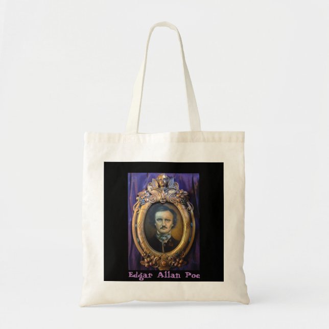 Porträt-Budget-Tasche Edgar Allan Poe Tragetasche (Vorne)