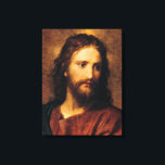 Porträt Christi von Heinrich Hofmann Leinwanddruck<br><div class="desc">Heinrich Hofmann - Portrait Christi. Johann Michael Ferdinand Heinrich Hofmann (1824-1911) war ein deutscher Maler des späten 19. bis frühen 20. Jahrhunderts. Er ist bekannt für seine vielen Gemälde,  die das Leben Jesu Christi darstellen.</div>