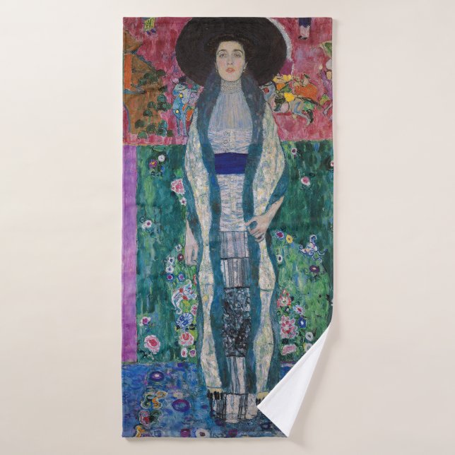 Porträt der Adele Bloch Bauer, Gustav Klimt Badehandtuch (Badehandtuch)