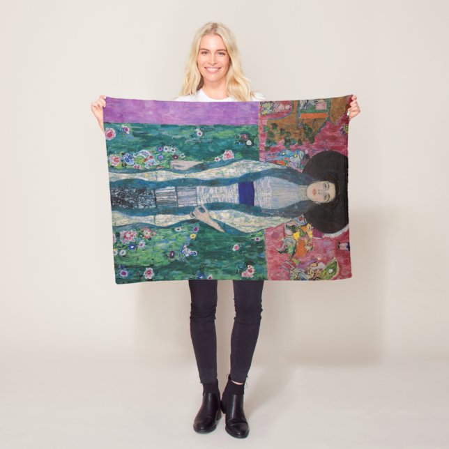 Porträt der Adele Bloch-Bauer, Gustav Klimt Fleecedecke (Beispiel)