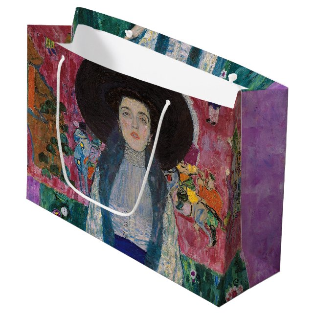 Porträt der Adele Bloch-Bauer, Gustav Klimt Große Geschenktüte (Vorderseite Schrägansicht)